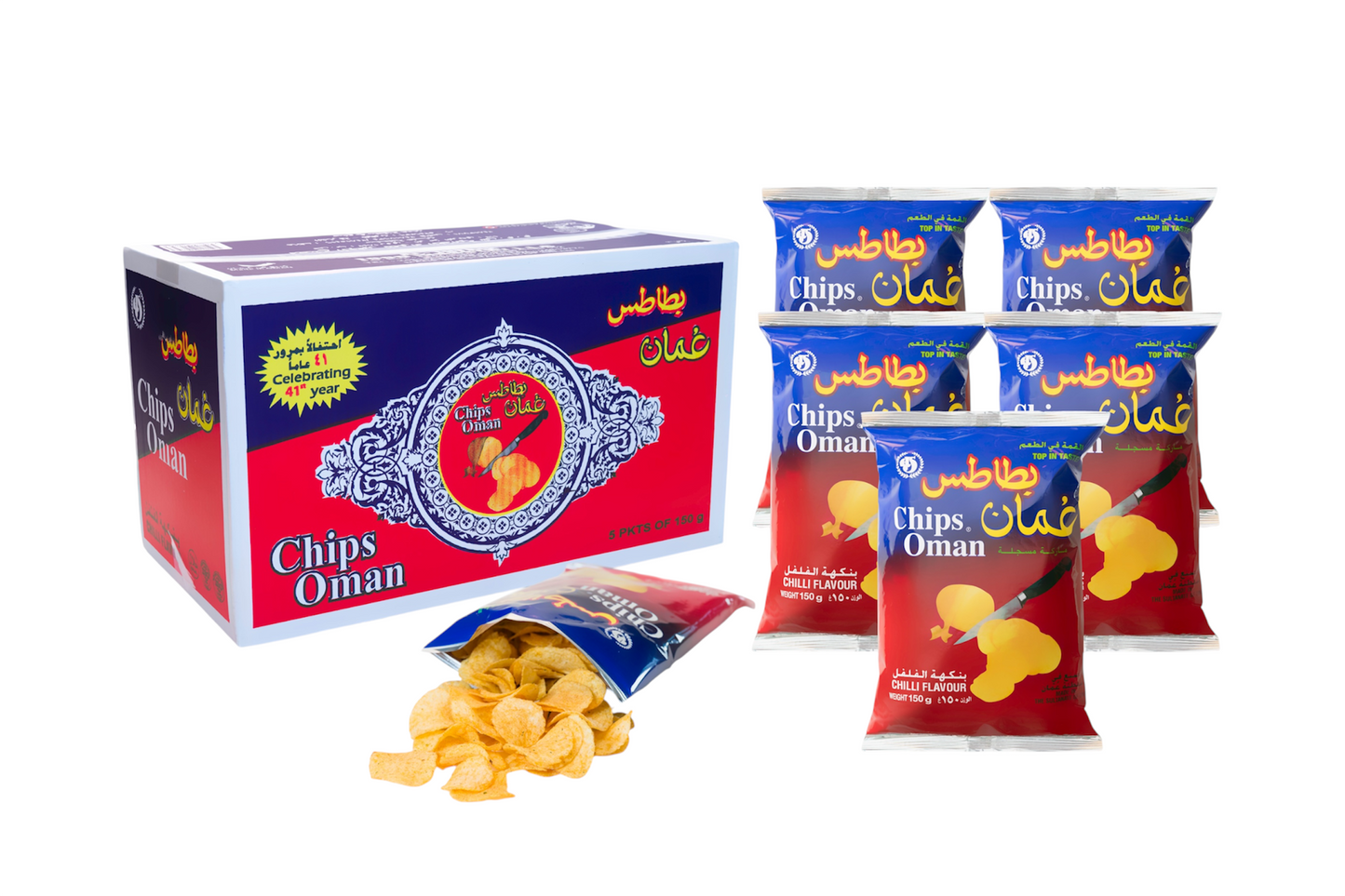 Chips Oman (5 x 150g)